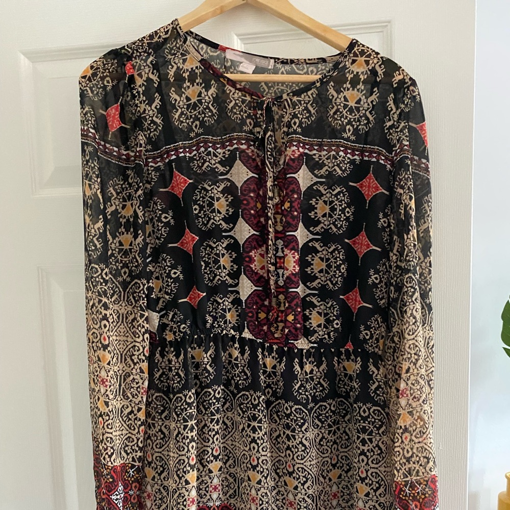 Printed summer dress